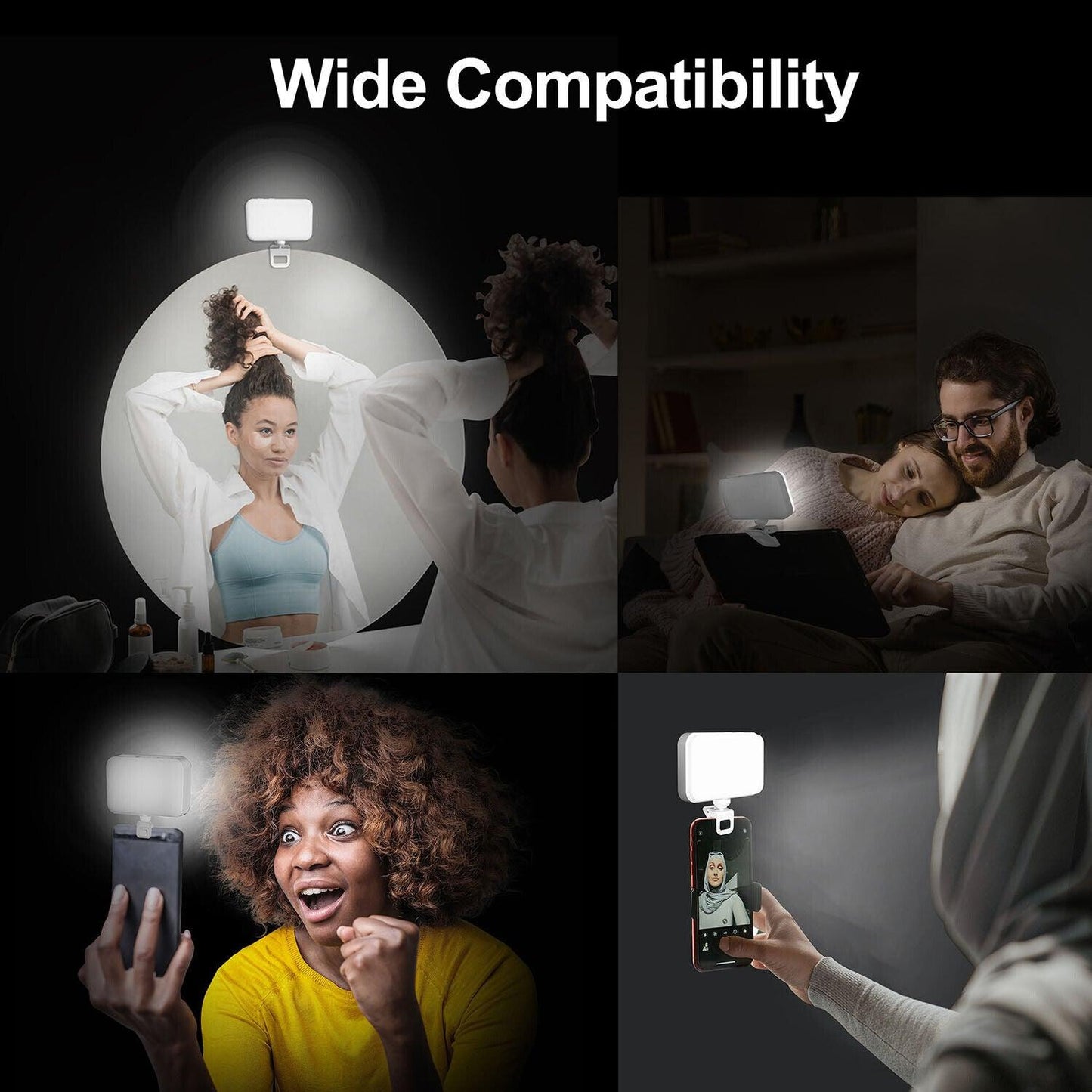 CAMOLO F6 Phone Selfie Clip-on Fill Flash Light
