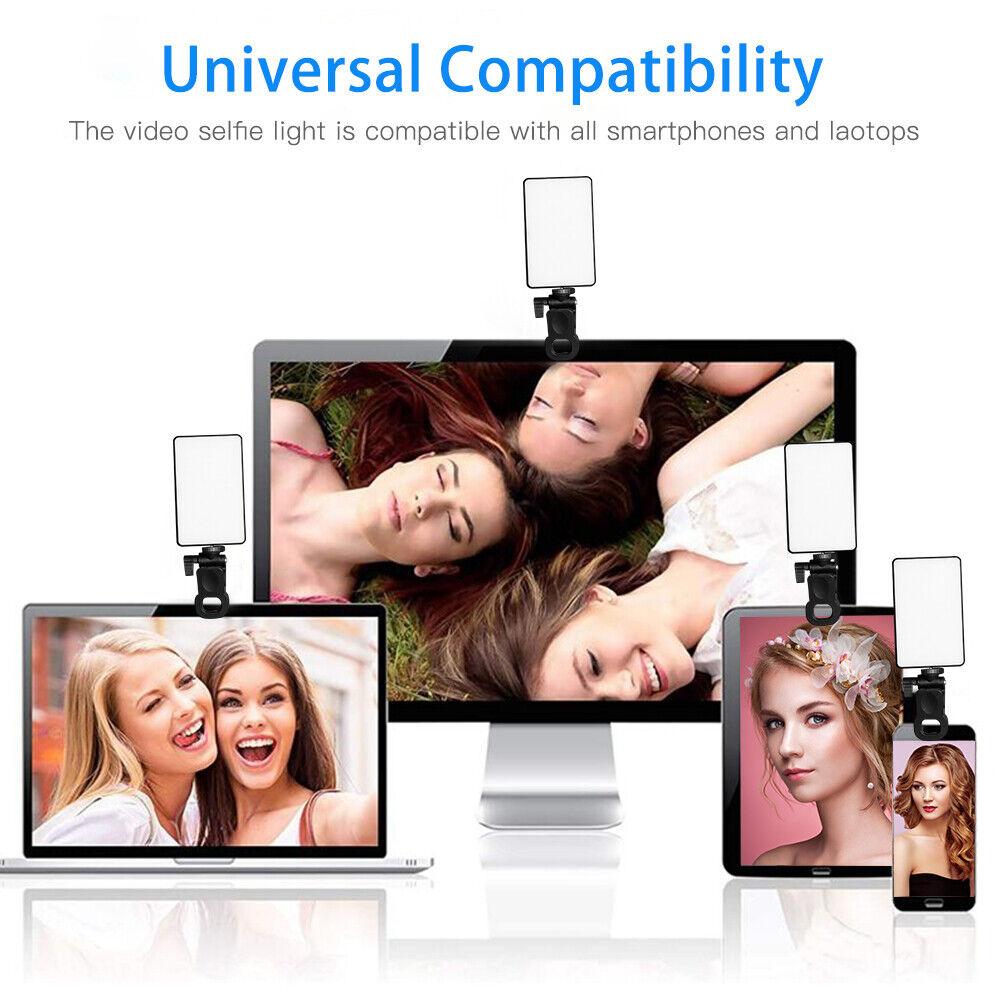 Mini Clip-on Mobile Phone Table Light Selfie Light 2500K-9000K For Mobile Phone