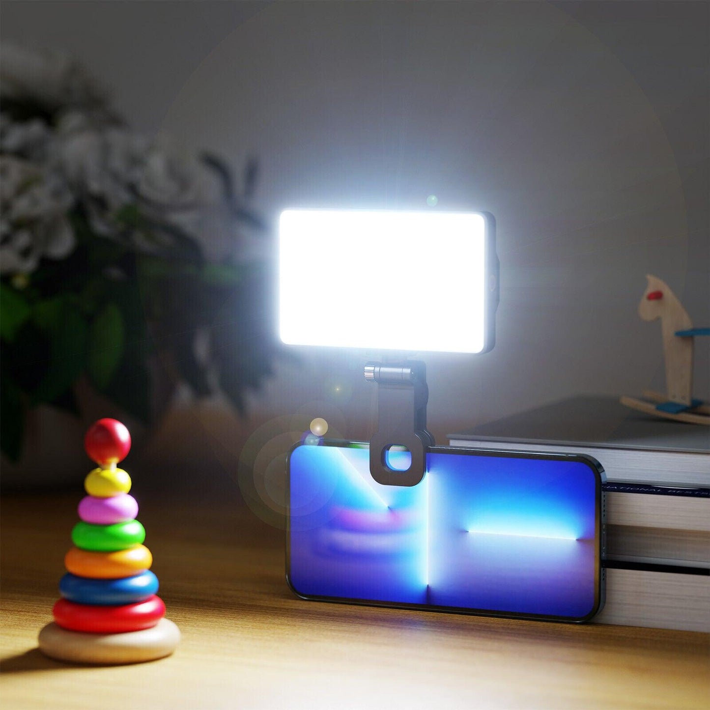 CAMOLO ST120C Mini Clip-on Mobile Phone LED Light Selfie Light 2500K-9000K