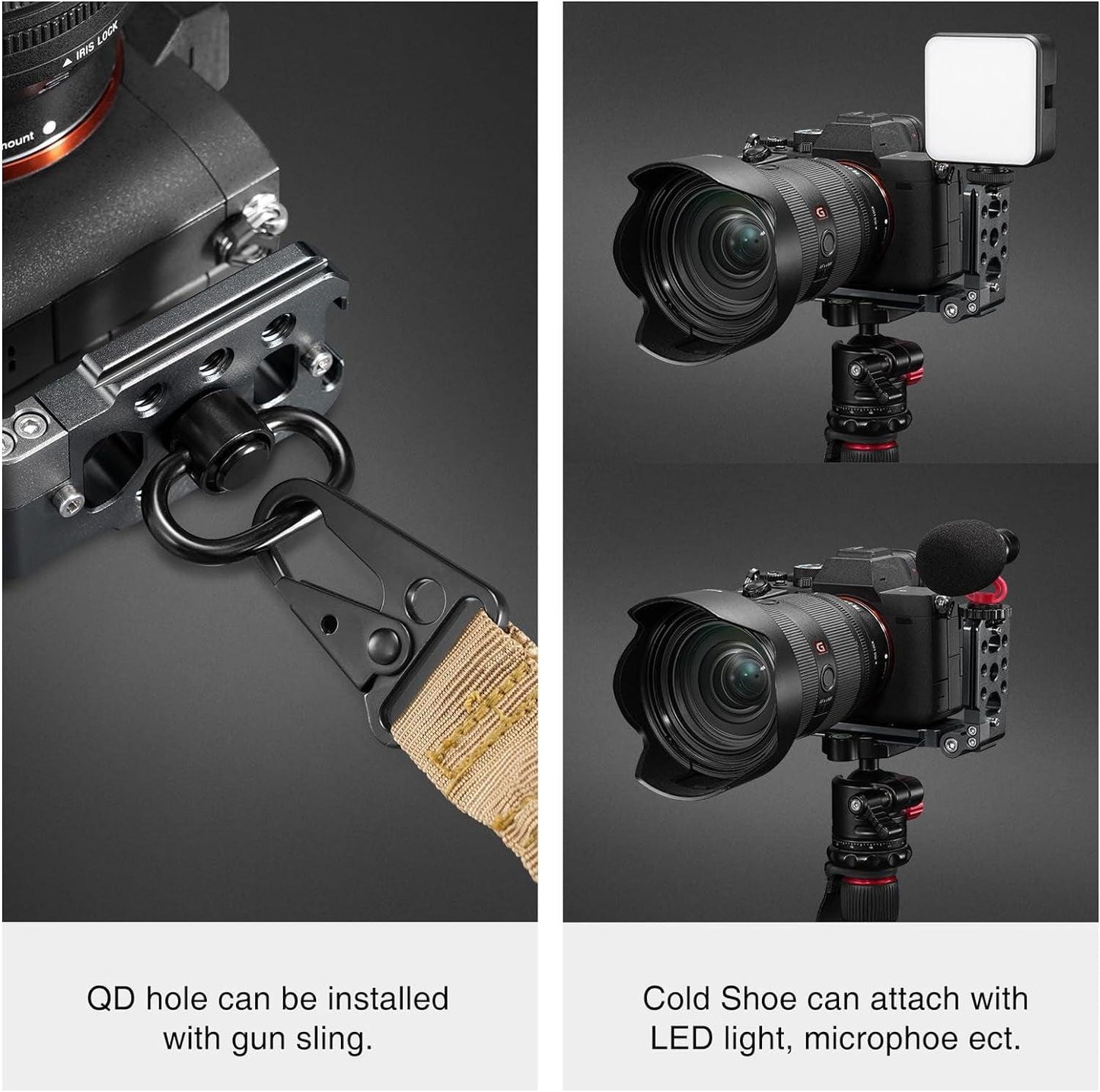 CAMOLO DQ01 Foldable DSLR Camera L Bracket
