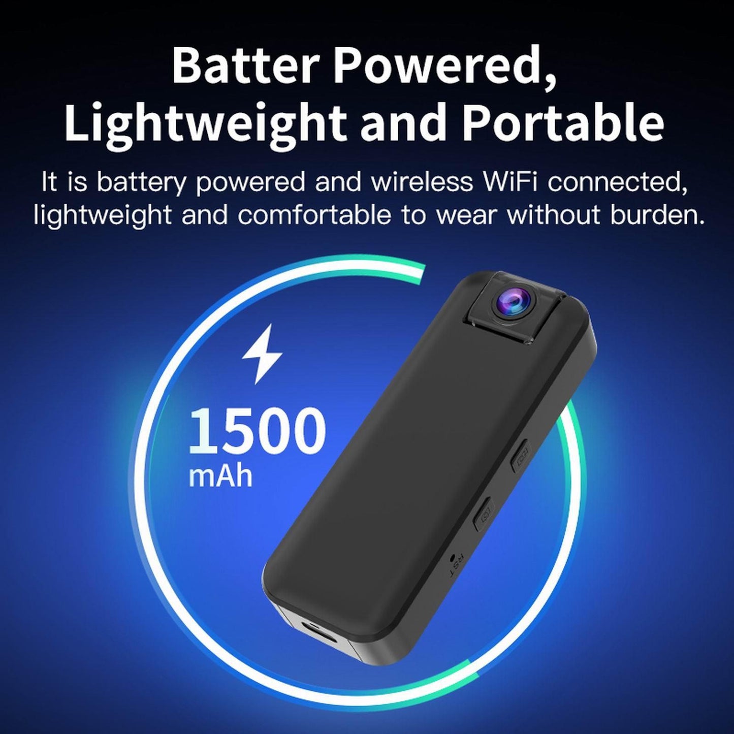 FLF-L15 Portable Recorder WIFI Version 4K Ultra HD Flip Lens Wireless 4G Card Camera