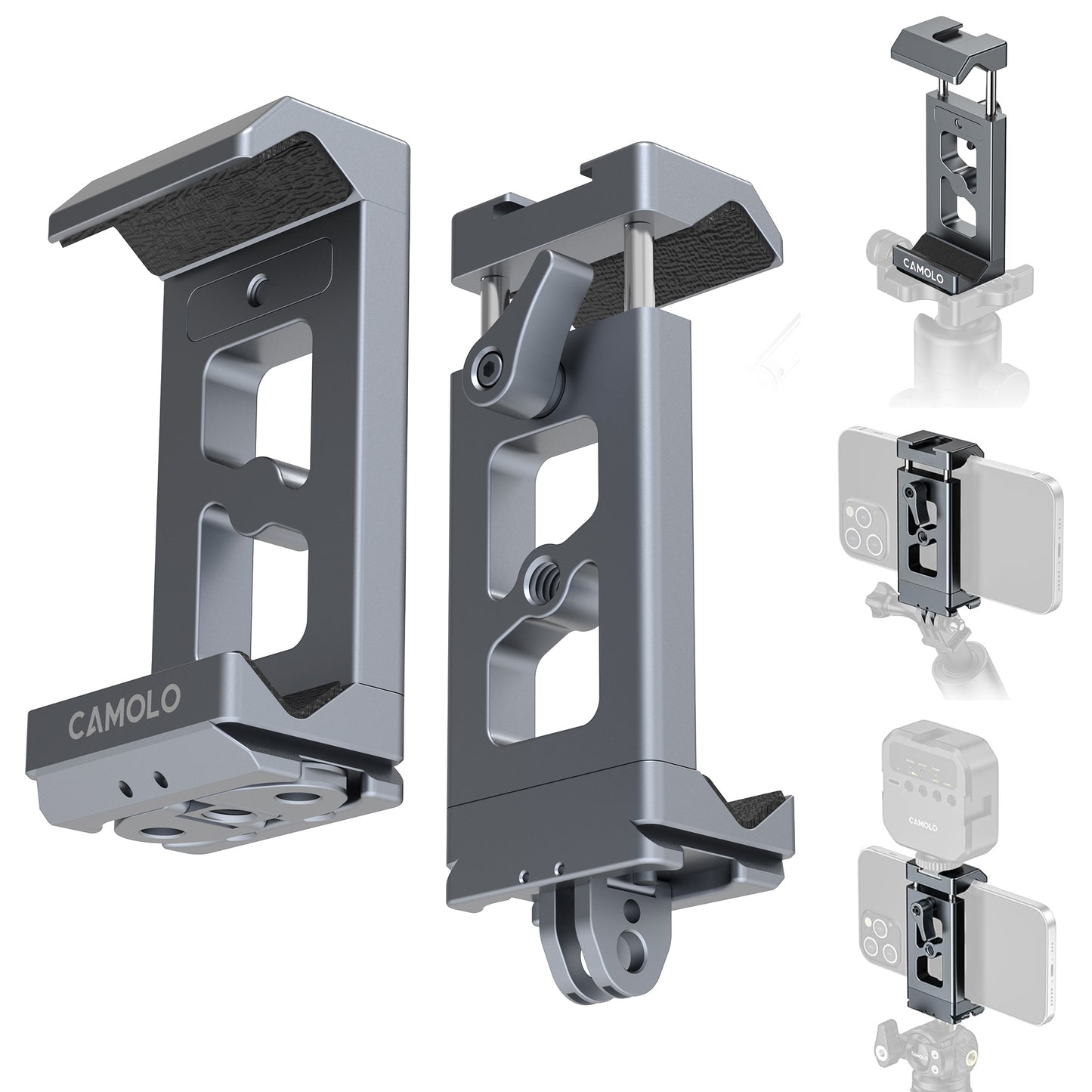CT-03 Metal Phone Lockable Tripod Mount Arca Port