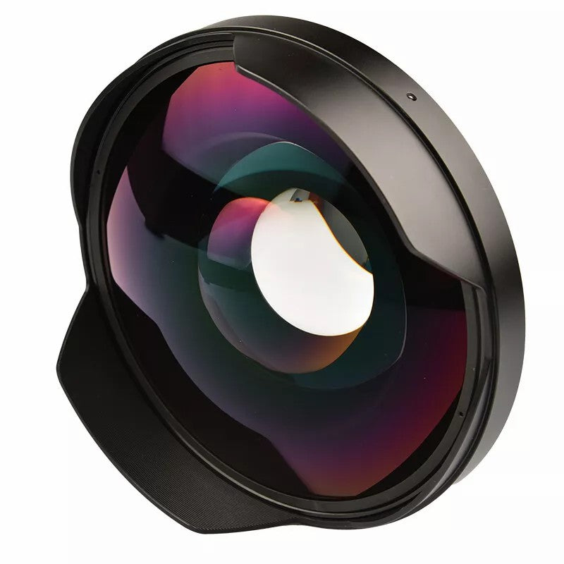 VELEDGE 0.3X Ultra Wide Angle Fisheye Lens Camcorder Recording Lens 52/58/62/67/72MM