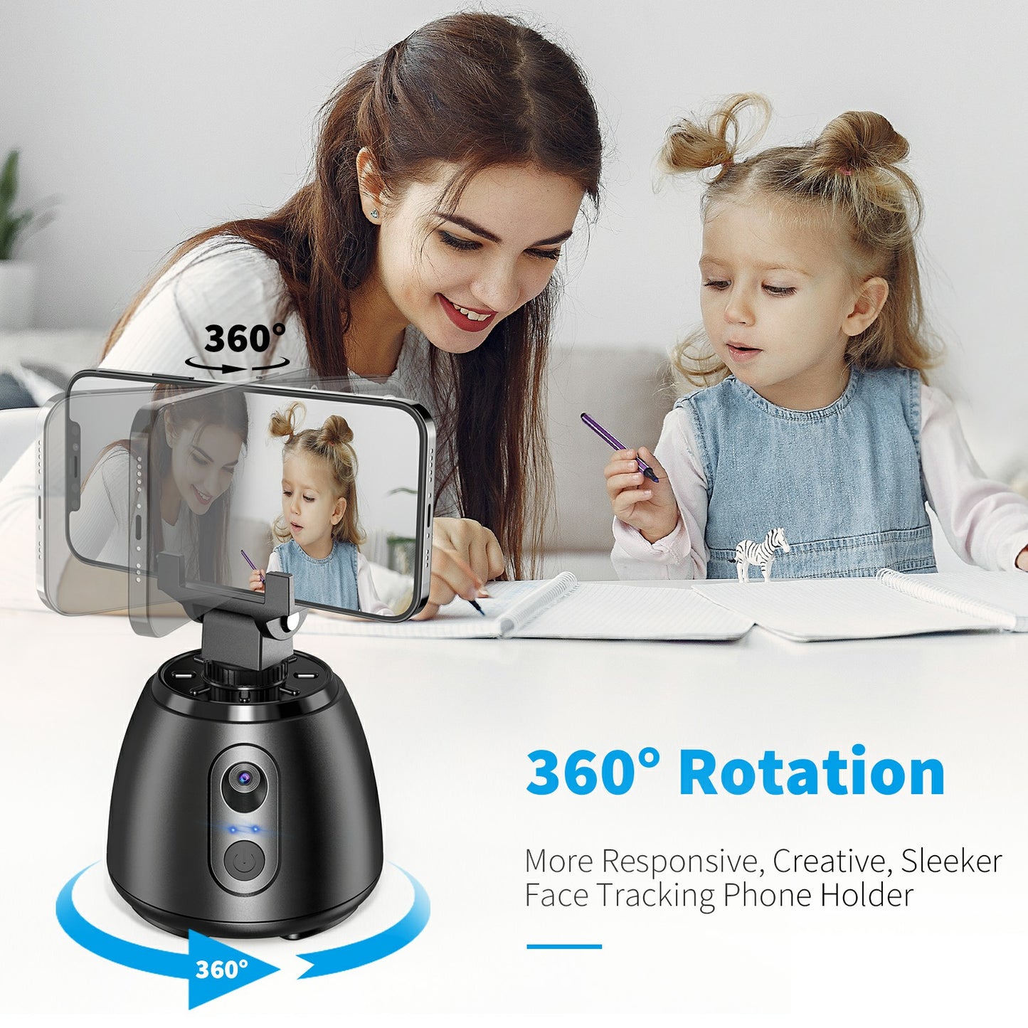 P02 PRO Intelligent 360° Tracking Gimbal Handheld Camera Stabilizer