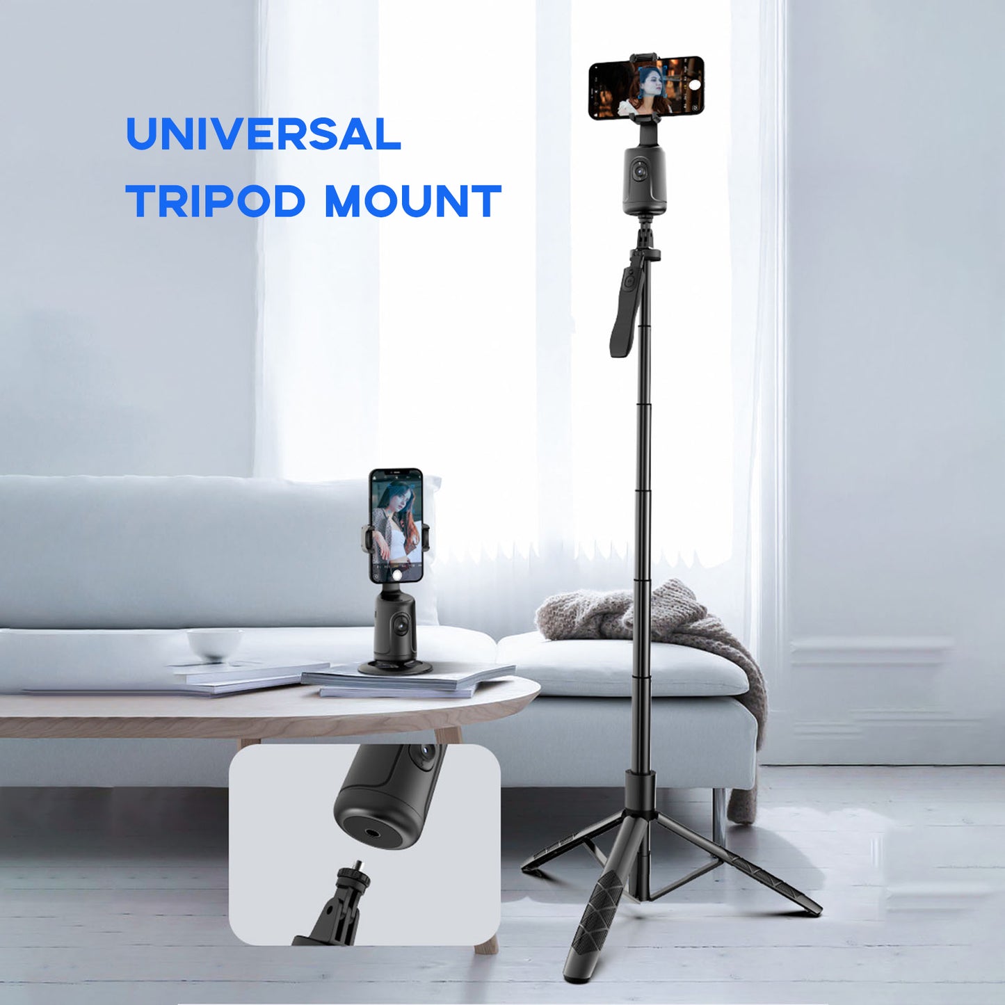 P02 PRO Intelligent 360° Tracking Gimbal Handheld Camera Stabilizer