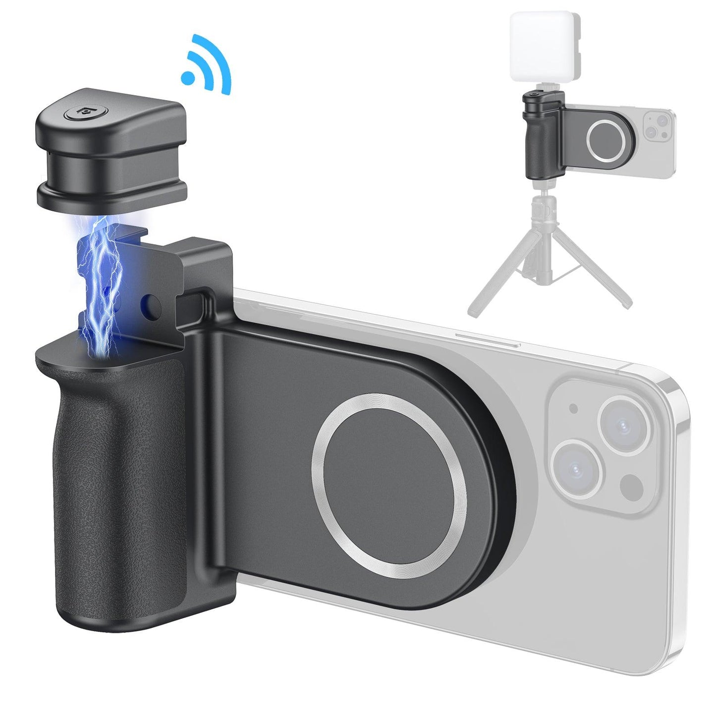 CAMOLA Smartphone Grip Magnetic Bracket with Wireless Remote Control for Shooting