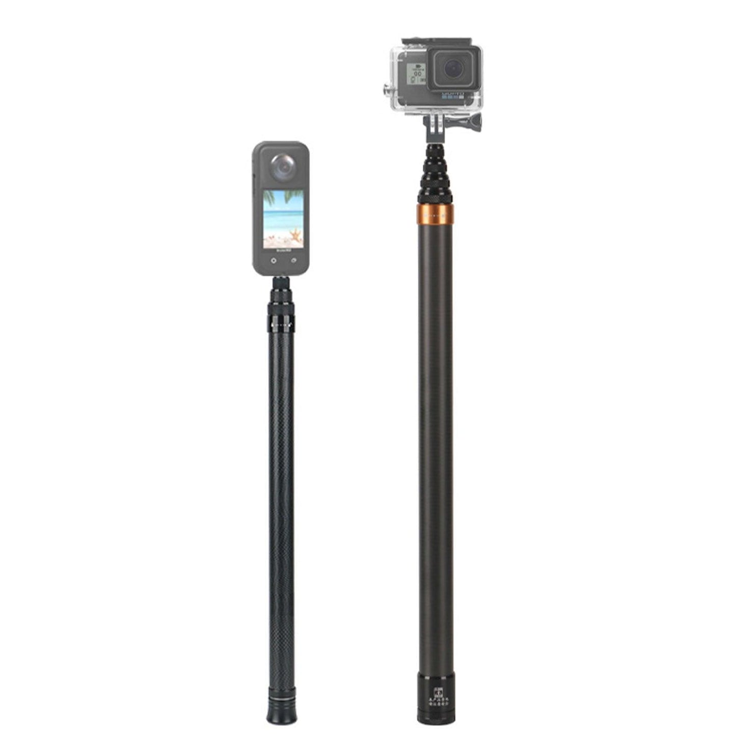 Carbon Fiber Nine Sections (290cm) For Insta360 Invisible Selfie Stick