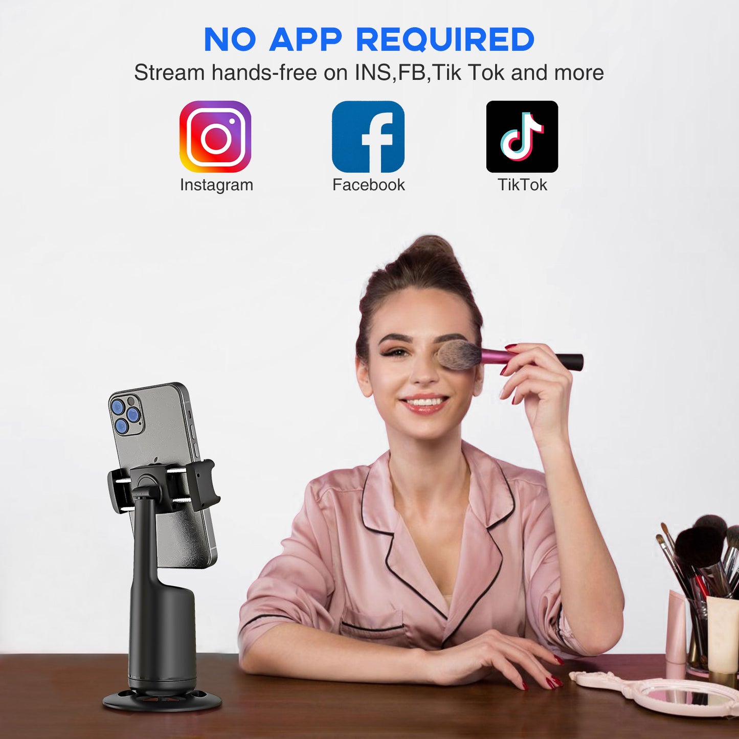 P02 PRO Intelligent 360° Tracking Gimbal Handheld Camera Stabilizer