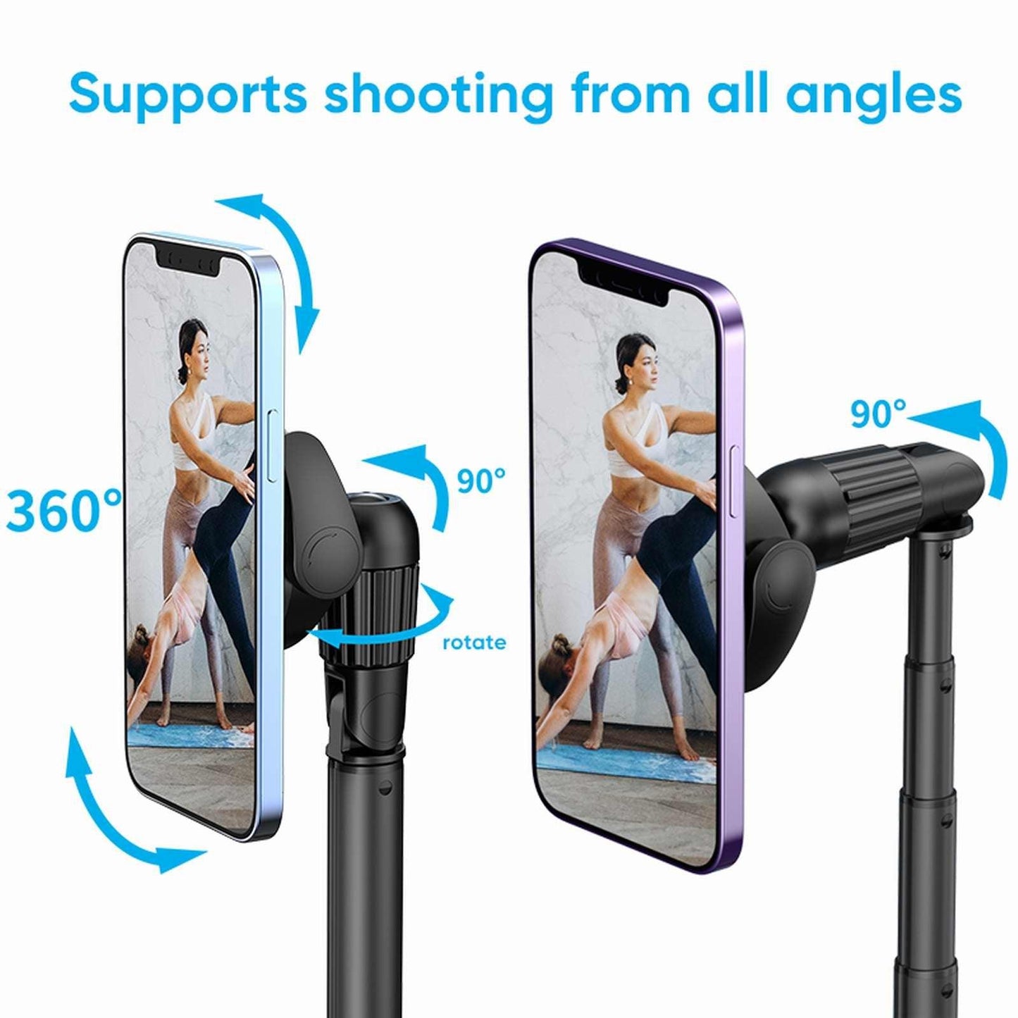 Magnetic Selfie Stick Phone Tripod with Wireless Remote