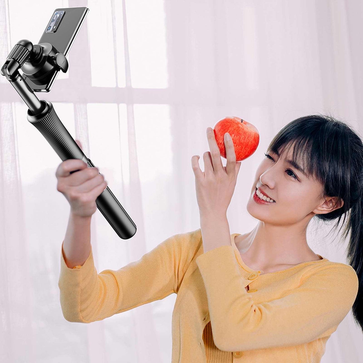Magnetic Selfie Stick Phone Tripod with Wireless Remote