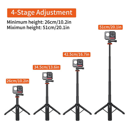 VRIG TP-08 Bracket For Gopro Action Camera Live Broadcast Tripod