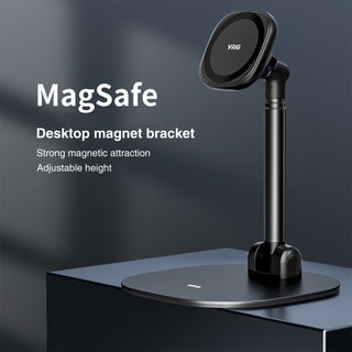 Desktop Stand Desk Magnetic Phone Holder Selfie Stick Mount For iPhone