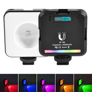 LED RGB Video Light Fill Light Lamp for Selfie Vlog Camera Photo