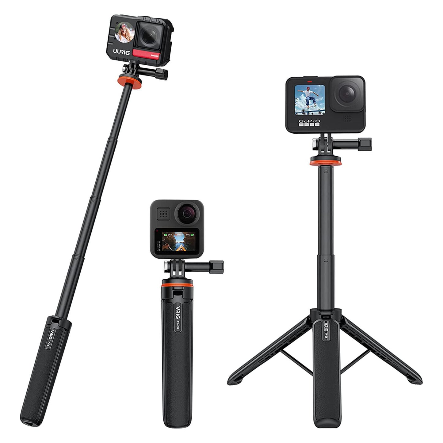 VRIG TP-08 Bracket For Gopro Action Camera Live Broadcast Tripod