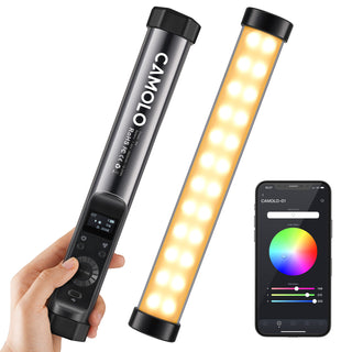 RGB Video Light Wand Handheld LED Fill Light 2500-8500K With APP Control
