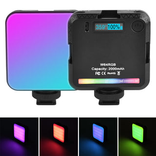 W64 RGB LED Video Light Fill Light for Photogrphy Lighting + Tripod