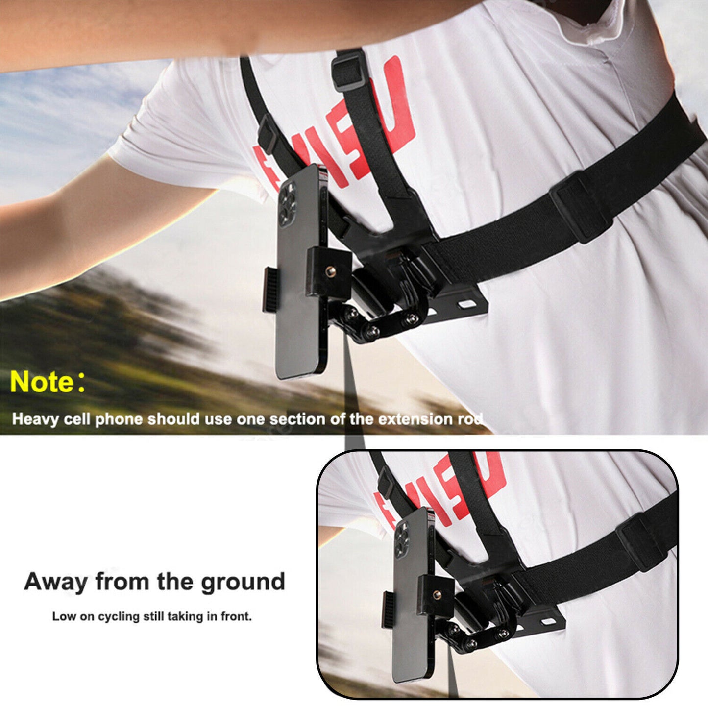 Strap Shooting Free Chest Fixed Holder Clip