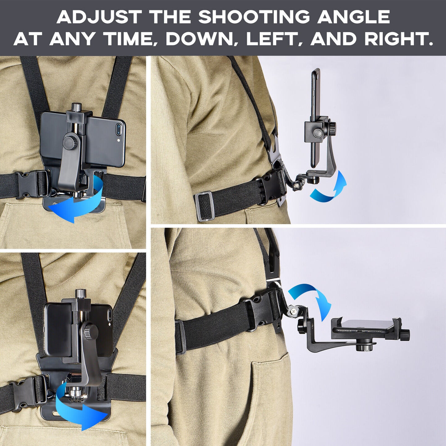 Strap Shooting Free Chest Fixed Holder Clip