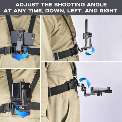 Strap Shooting Free Chest Fixed Holder Clip