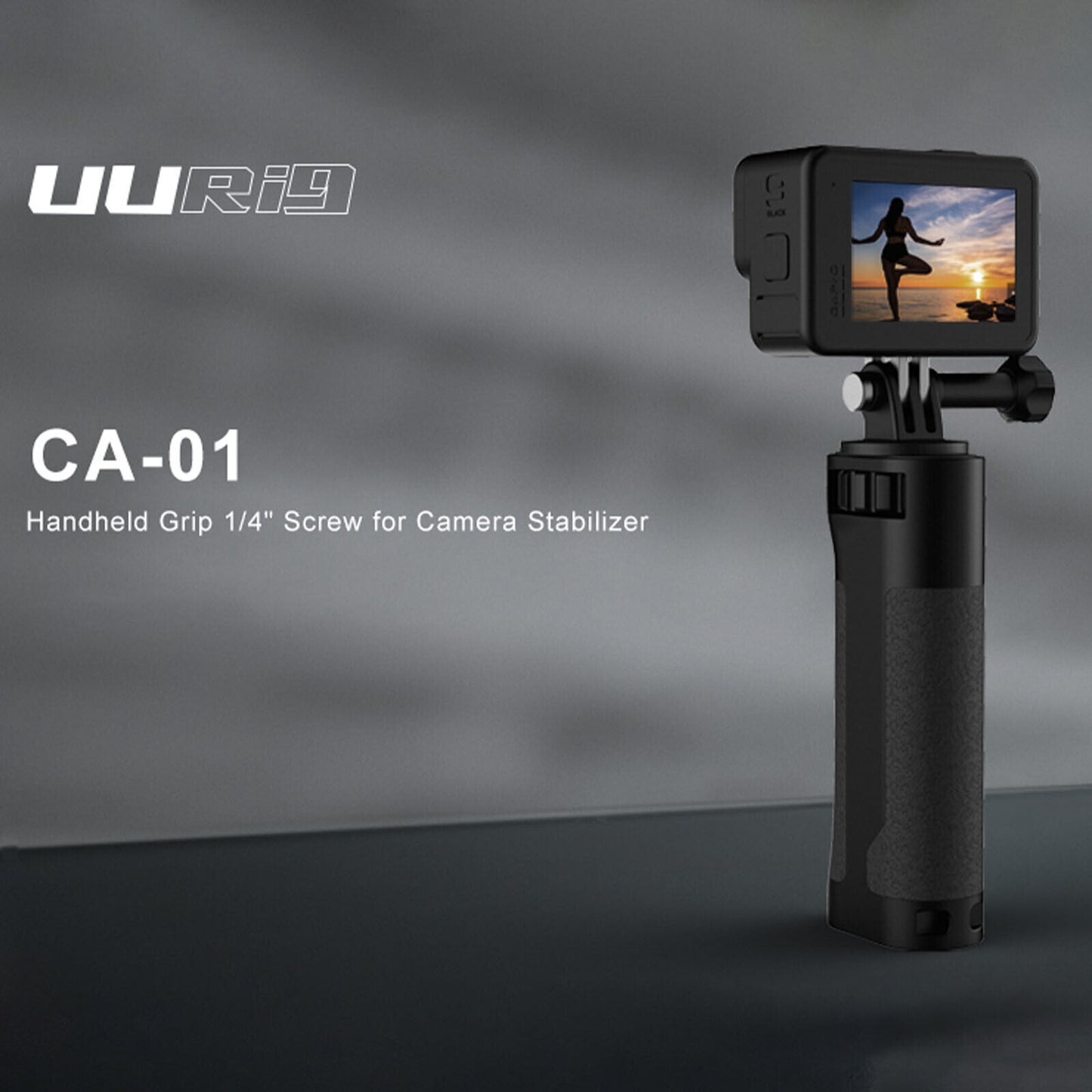 UURIG Vlog Shooting Handle CA-01 Stabilizer Grip with 1/4" Screw Handheld for DSLR SLR Camera