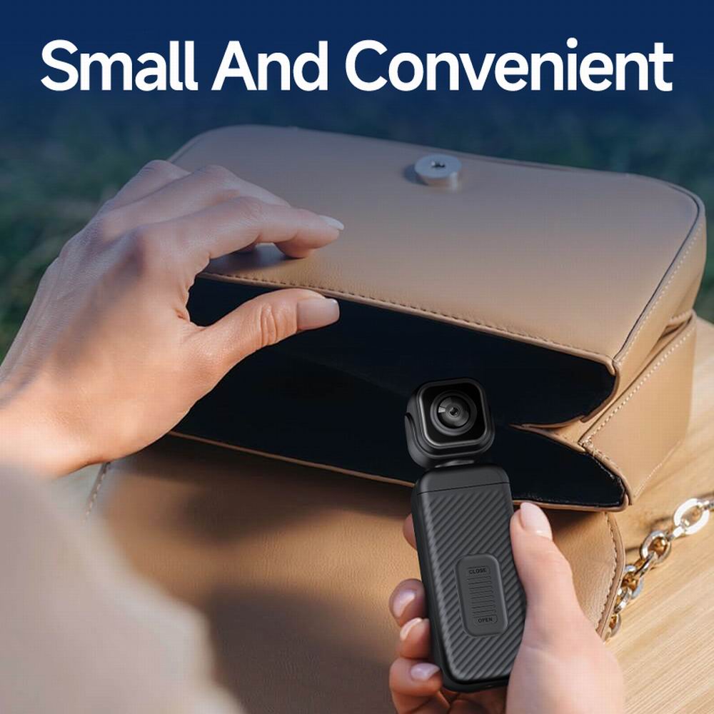 CAMOLA Portable Camera WIFI 4K Ultra HD Flip Lens Wireless Recorder