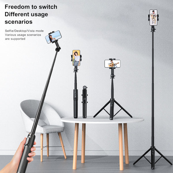 Mobile Phone Selfie Stick Tripod With Remote for Universal Phone