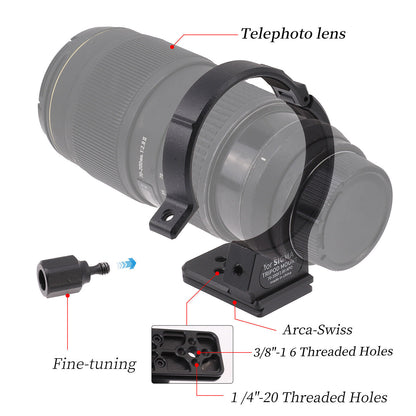 AF237 Sigma Tripod Ring Collar With 1/4" Screw For SIGMA 70-200mm Lens