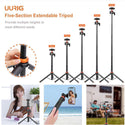 Extendable Selfie Stick Handheld Tripod with Phone Clip for GoPro