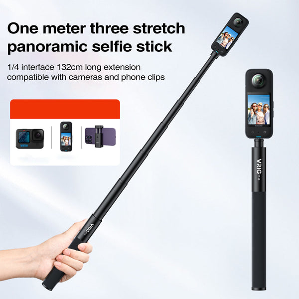 Camera Selfie Stick Extension Pole for Insta360 GoPro Hero 11 10 9