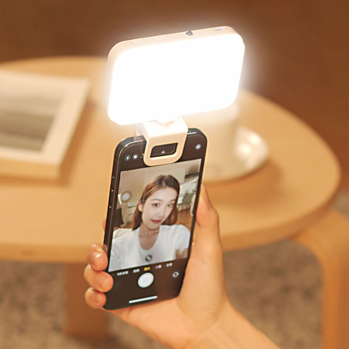 F6 Phone Selfie Clip-on Fill Flash Light