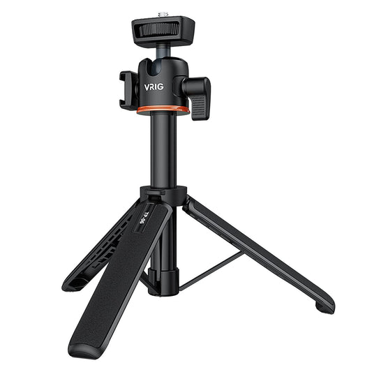 VRIG TP-06 Shooting Four-section Extendable Pan Head Stable Extendable Tripod Phone Camera