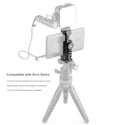 Smartphone Tripod Mount Adapter Universal Phone Clip Holder With Cold Shoe