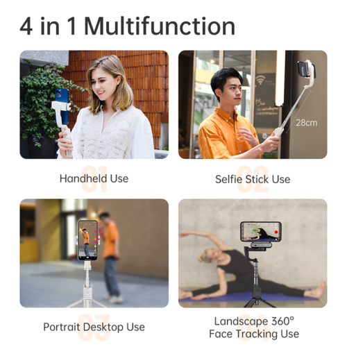 Hohem ISteady Q 360° Rotating Single-Axis Gimbal Stabilizer Selfie Stick Tripod