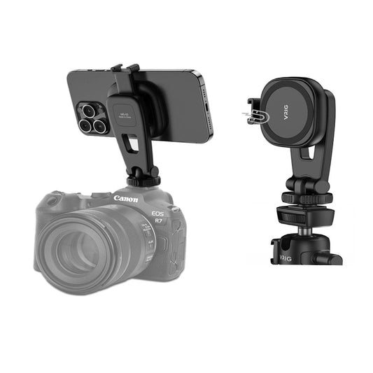 Vrig Magnetic iPhone Tripod Mount Compatible Adapter Tripod