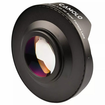 CAMOLO 0.3X Ultra Wide Angle Fisheye Lens Camcorder Recording Lens 52/58/62/67/72MM