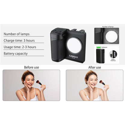CAMOLO PH-10 Small Beauty Fill Light Bluetooth Photo Assistant