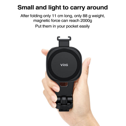 Vrig Magnetic iPhone Tripod Mount Compatible Adapter Tripod