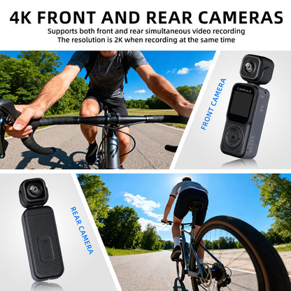 CAMOLA Portable Camera WIFI 4K Ultra HD Flip Lens Wireless Recorder