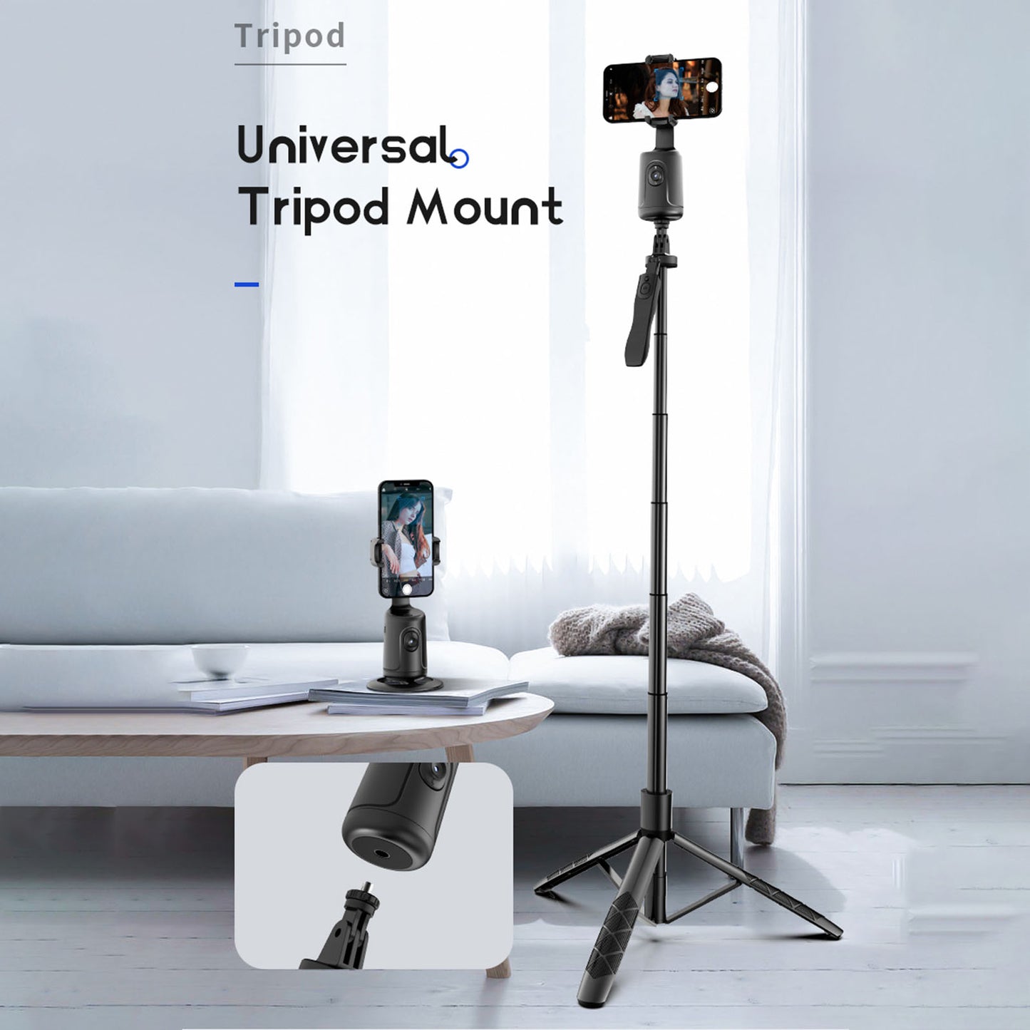 P01 PRO Intelligent 360° Tracking Gimbal Handheld Camera Stabilizer