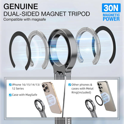 CAMOLO MG-06 Double Foldable Magnetic Pocket Tripod Magsafe Holder