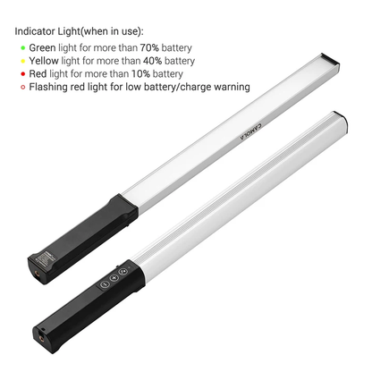 CAMOLA RGB Video light remote control stick light wand lightweight handheld light