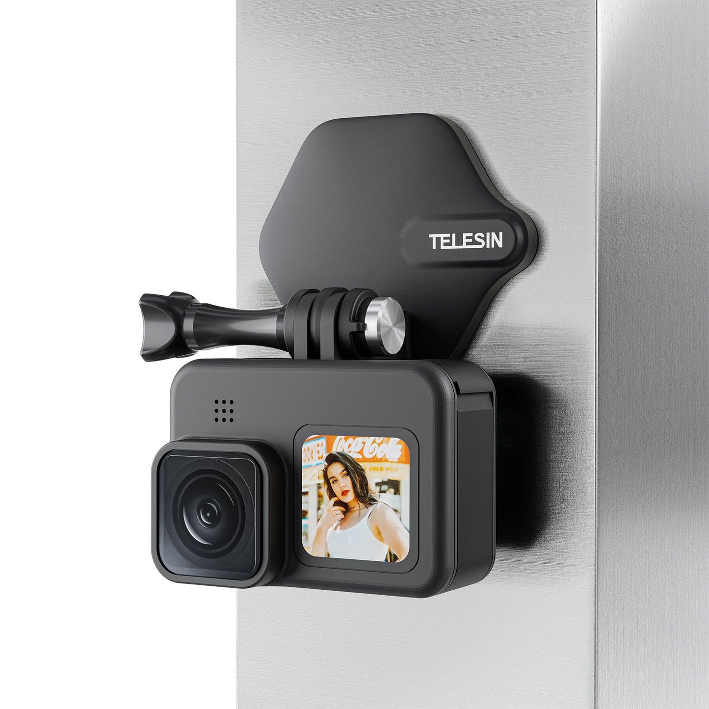 TE-MMK-002 TELESIN Magnetic Chest Mount with Neck Strap Selfie Stick