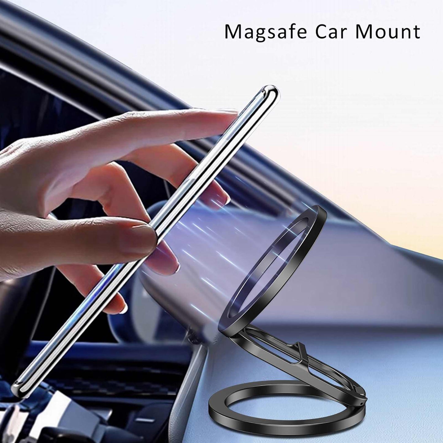 C04574 CAMOLO 162B Double-Sided Magnetic Mobile Phone Holder