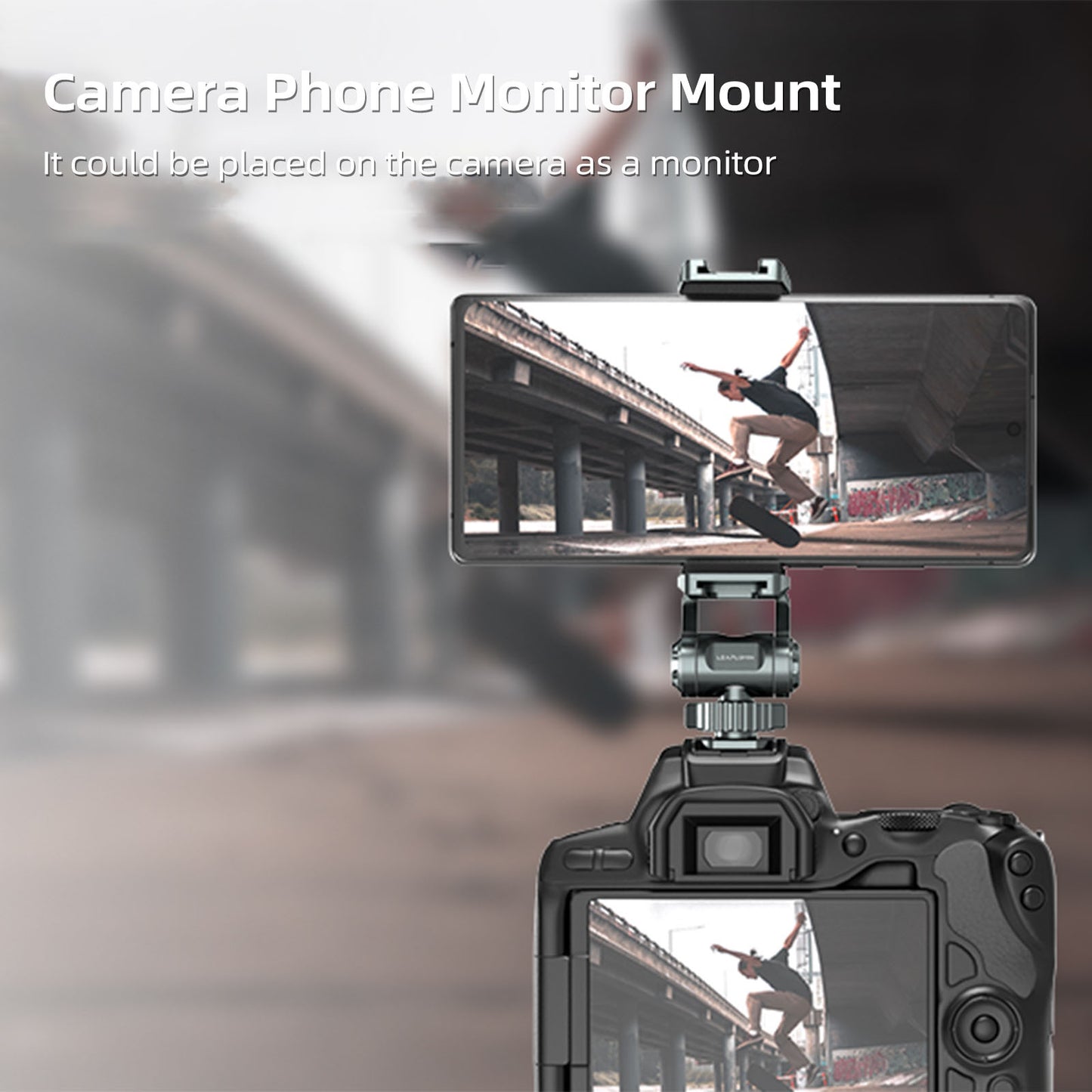 Mobile Holder Aluminum 360° Adjustable For Camera Mobile Gopro