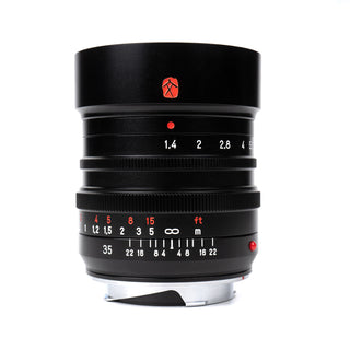 7Artisans M35mm F1.4 Full-frame Wide Lens for Leica M-mount Camera